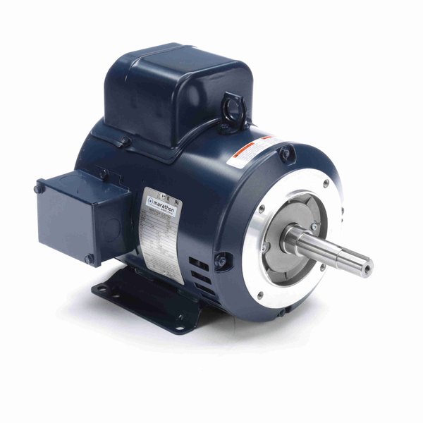 Marathon Motor 3 Hp Close-Coupled Pump Motor, 1 Phase, 3600 Rpm, 115/230 V, 182Jm Frame, Odp Z406A